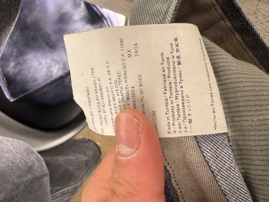 휴고 보스 그린 데님 바지 34 상품이미지7