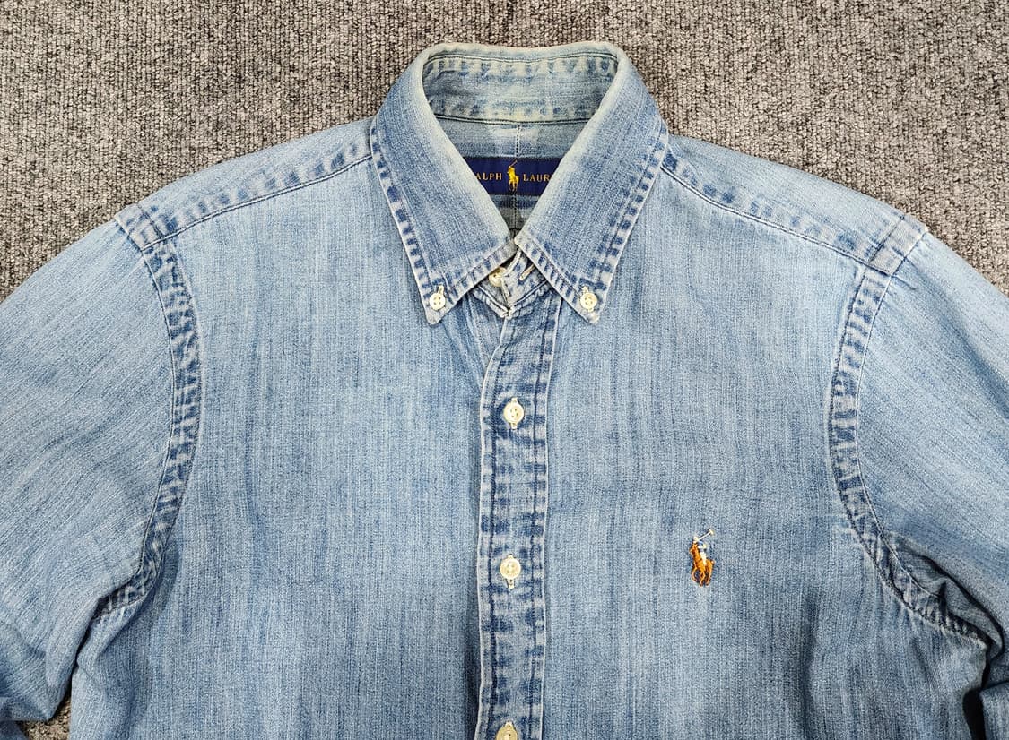 폴로 랄프로렌 멀티포니 데님 셔츠 XS 상품이미지3