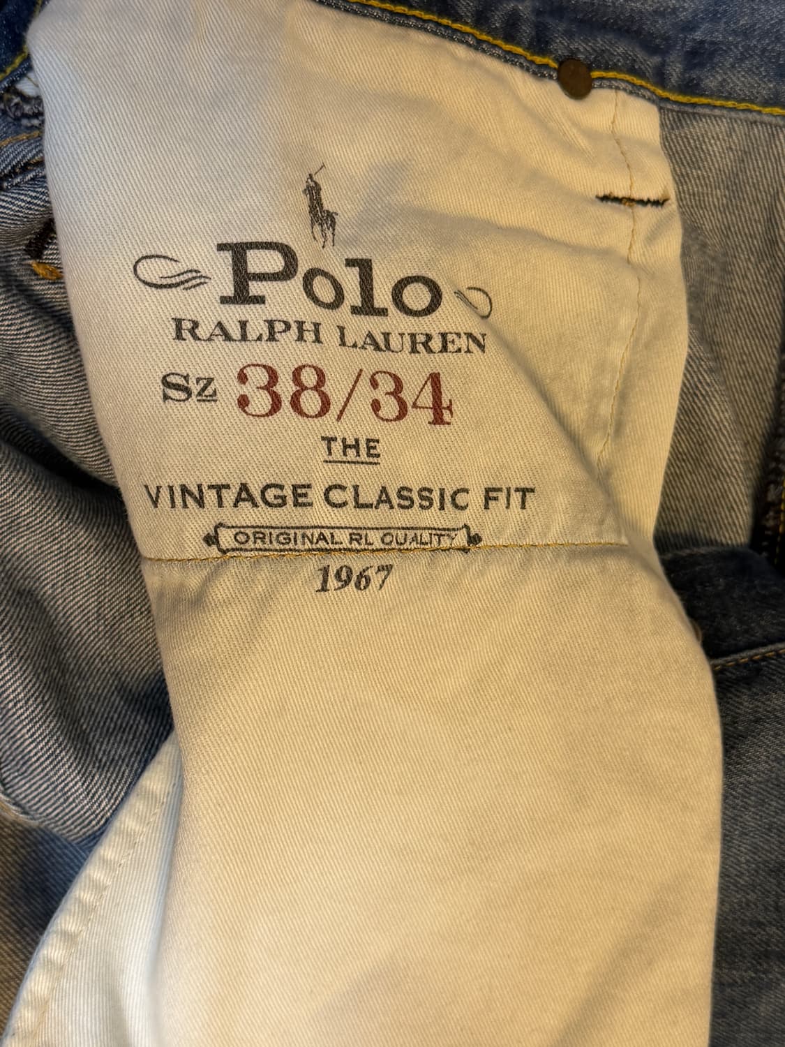 폴로 랄프로렌 클래식핏 디스트레스트 진 38 상품이미지5