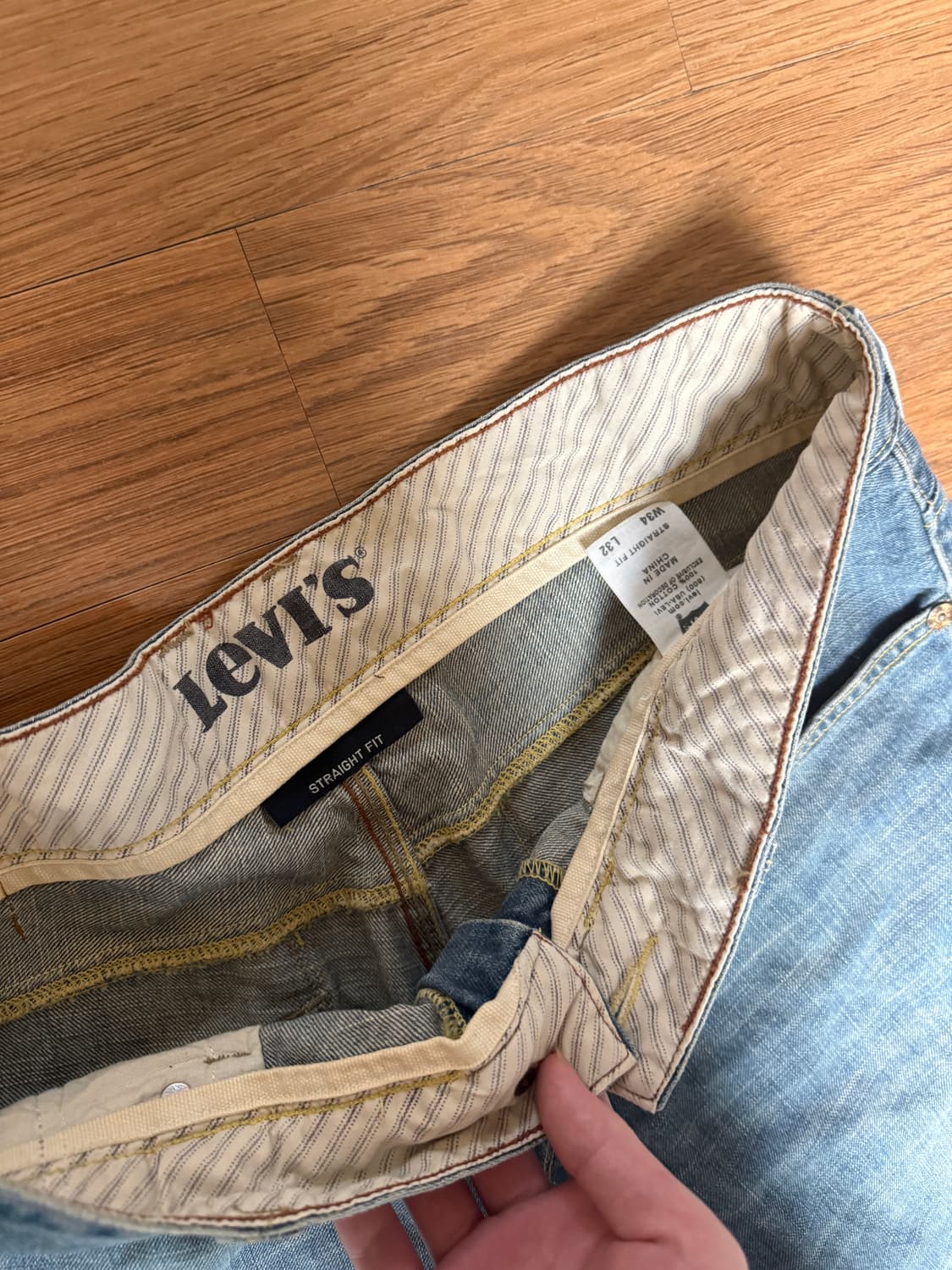 빈티지 Levi’s 514 중청 스트레이트 핏 L 상품이미지2