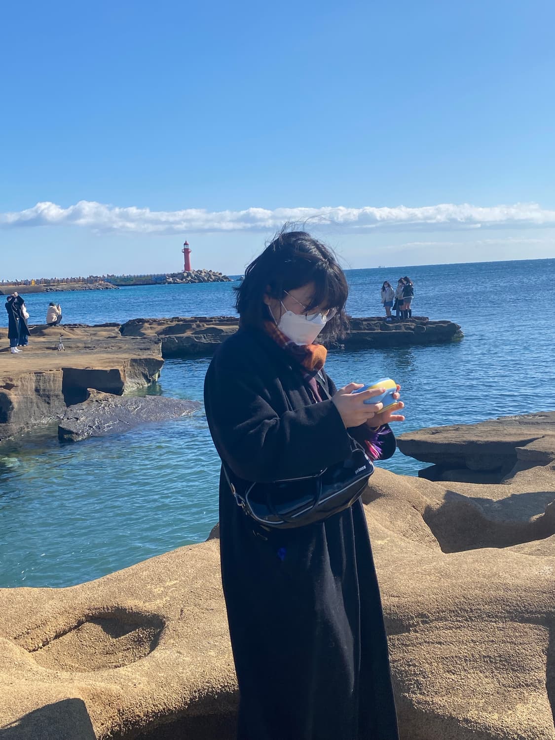 빈티지 블랙 롱코트  상품이미지2