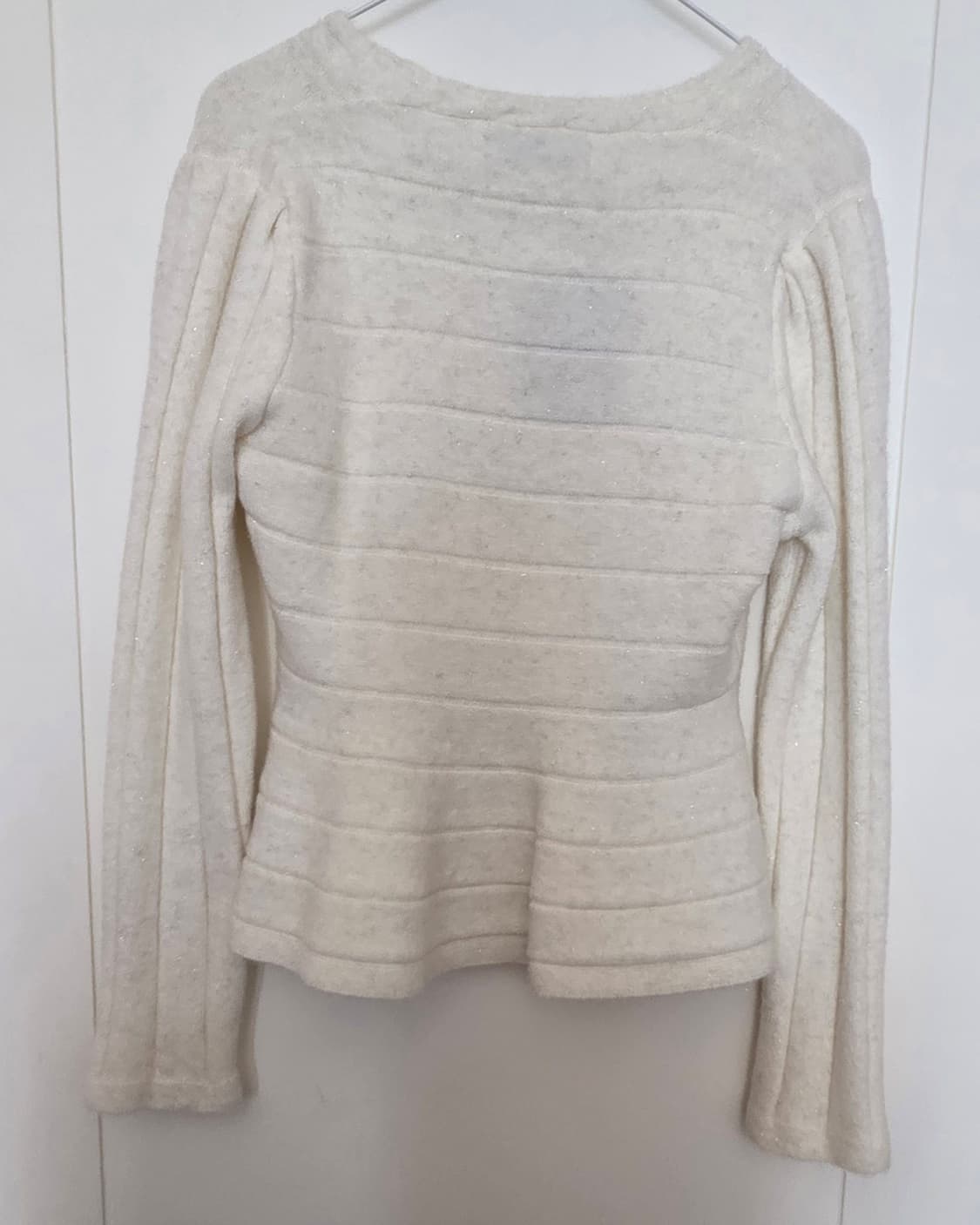 브이넥 베이지 가디건 상품이미지3