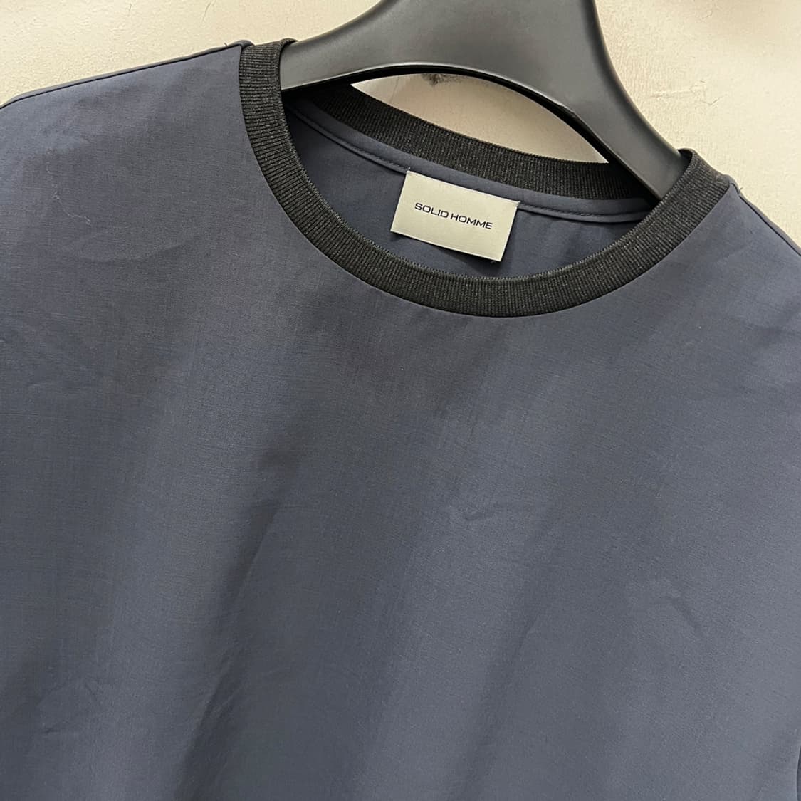 솔리드옴므 라운드 셔츠 긴팔티 105 상품이미지3