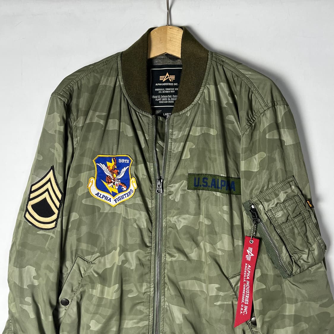 [ALPHA INDUSTRIES] 알파인더스트리 밀리터리 MA-1 자켓 상품이미지3