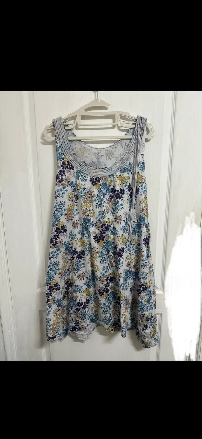 드럭스토어 플라워 나시 원피스 모리걸 상품이미지1