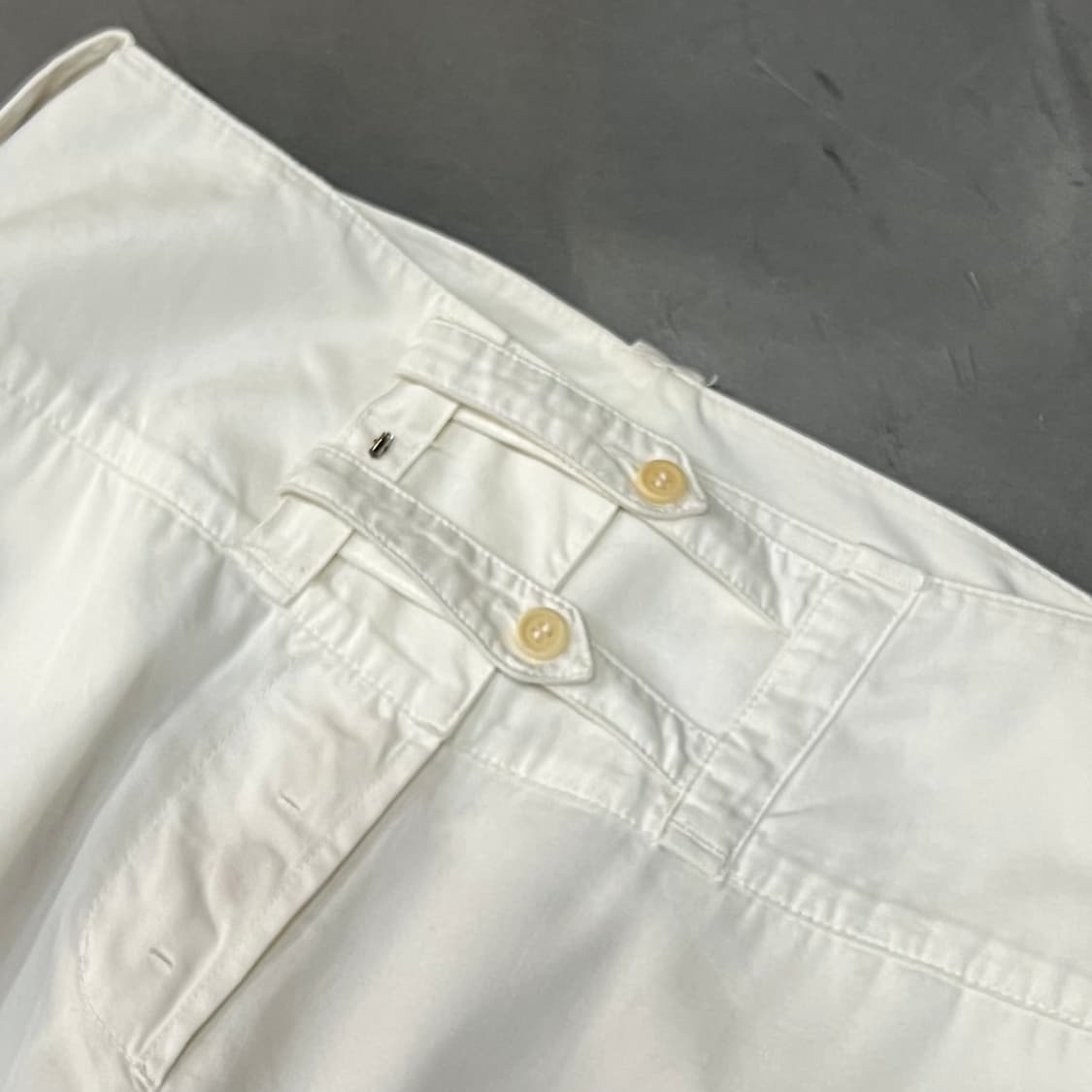  막스마라 화이트 코튼 팬츠 y16346 상품이미지4