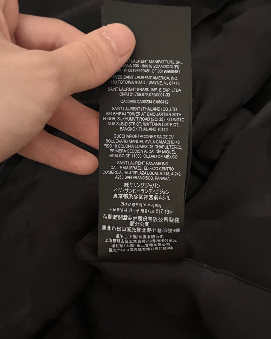 생로랑 22ss 체커보드 실크 셔츠 상품이미지8