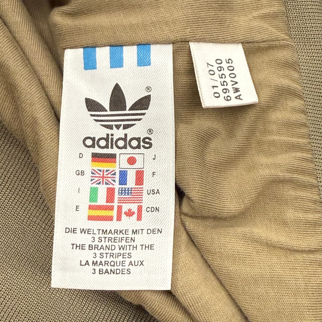 아디다스 연 카키 후드 바람막이 90 상품이미지6