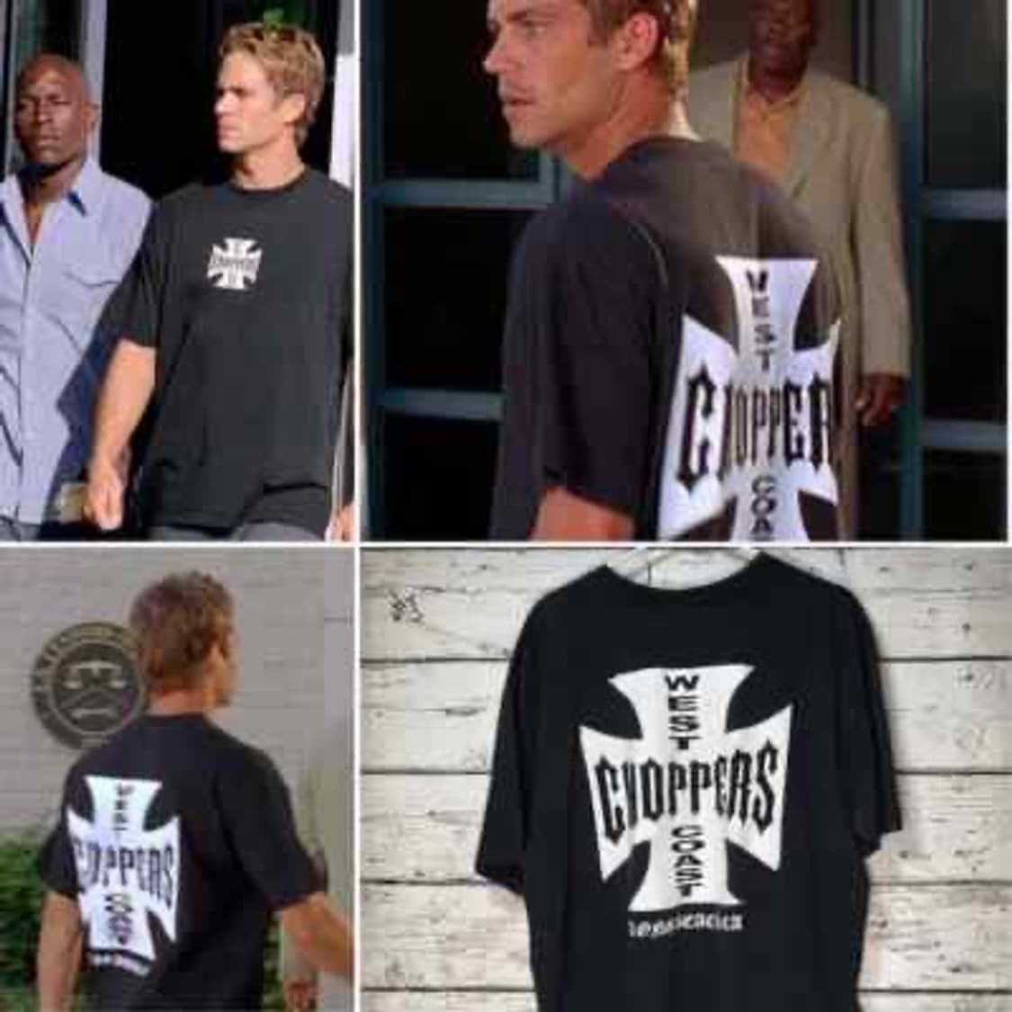 90s USA OG West Coast Choppers t shirt 상품이미지1