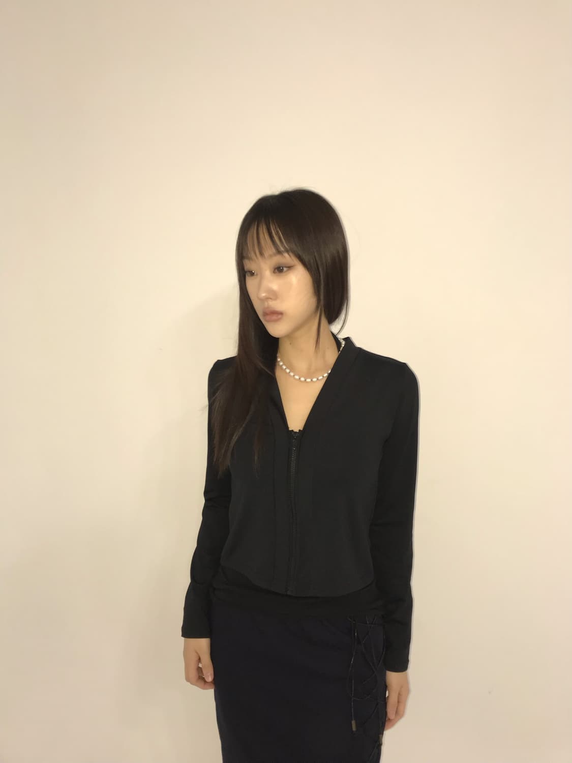 크롭 블랙 자켓 상품이미지1