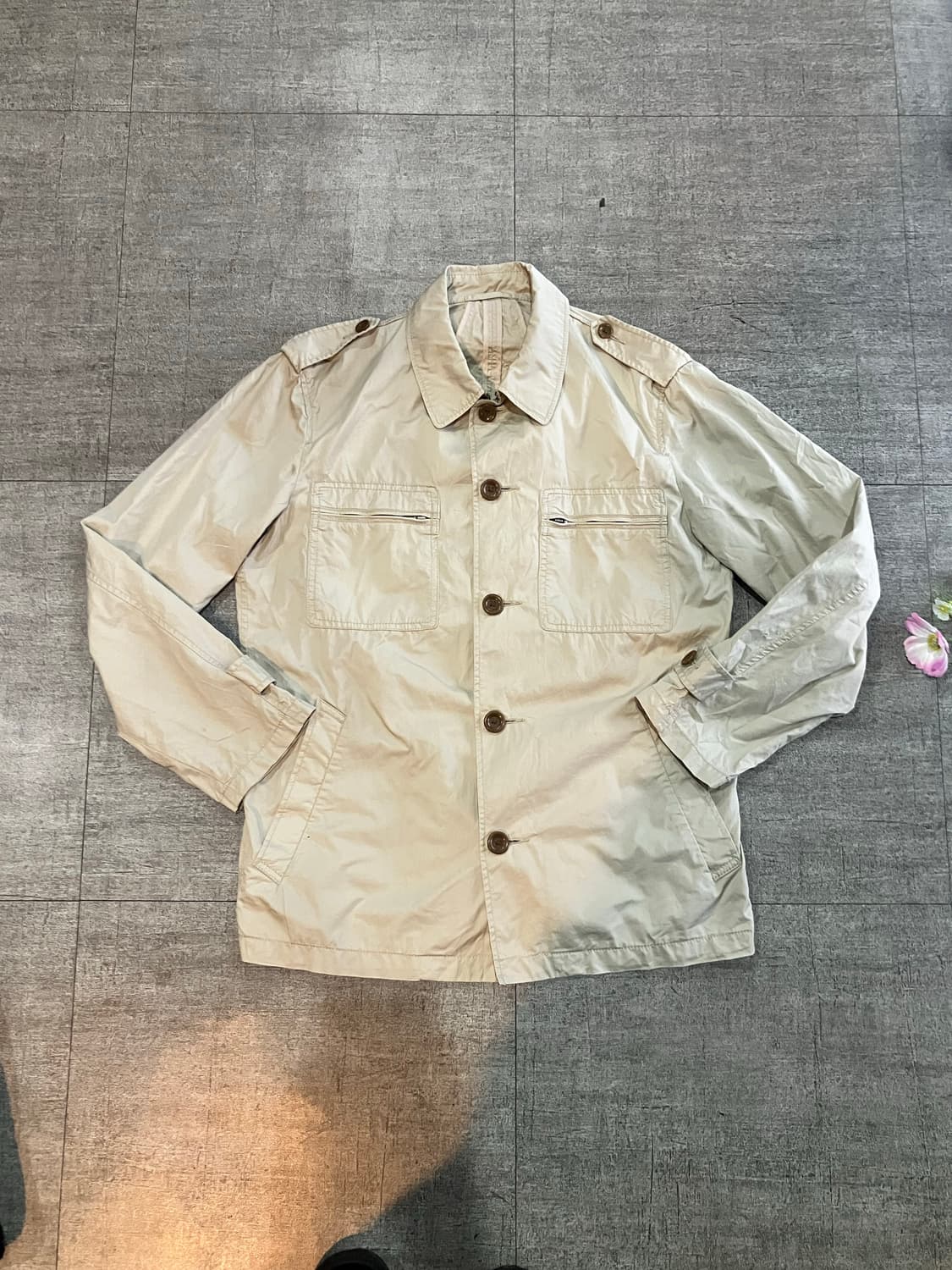 일본빈티지 올드스쿨아메카지 스트릿너드 사파리견장자켓 상품이미지1