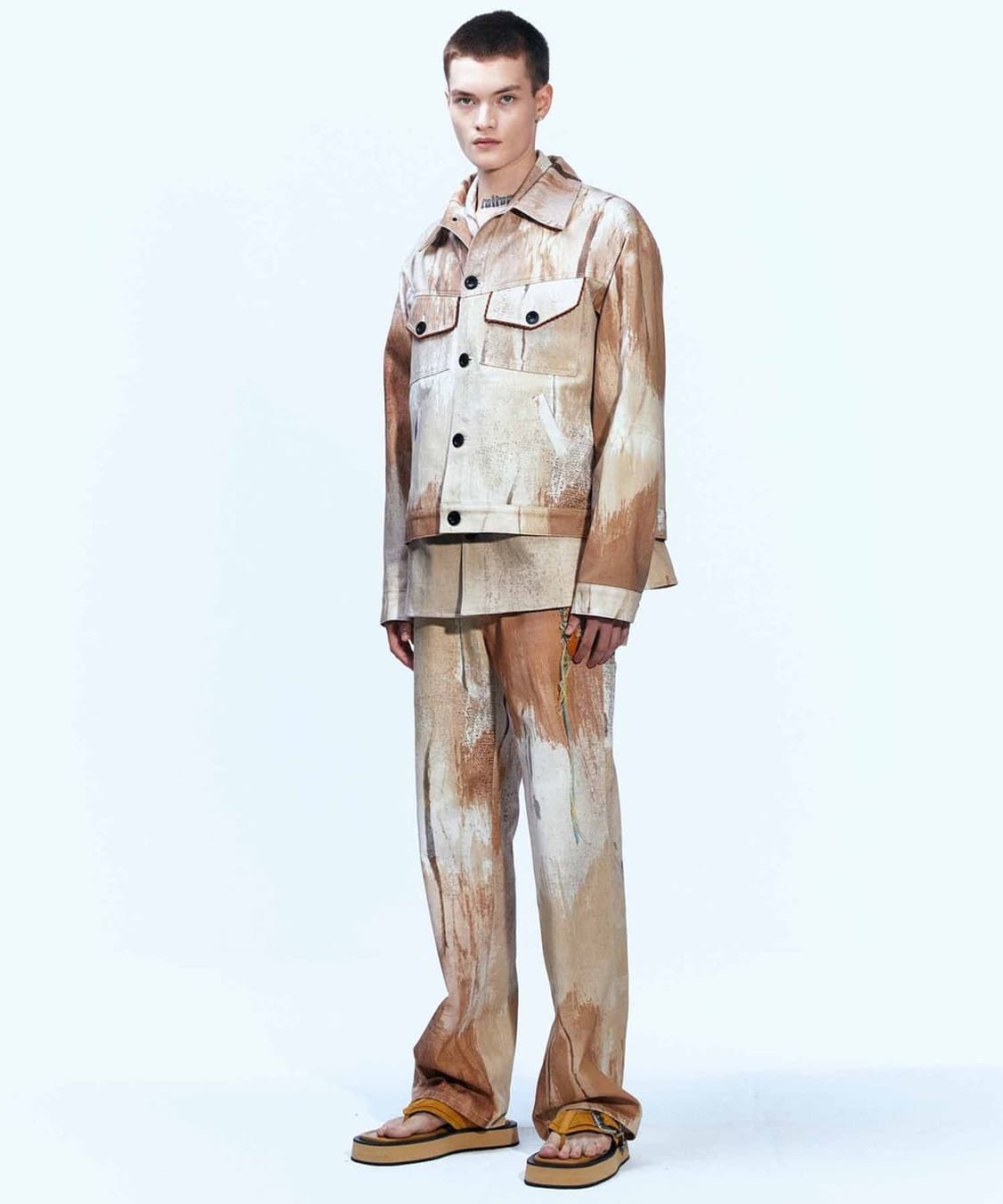 앤더슨벨 토우니 데님 트러커 자켓 (L) 상품이미지1