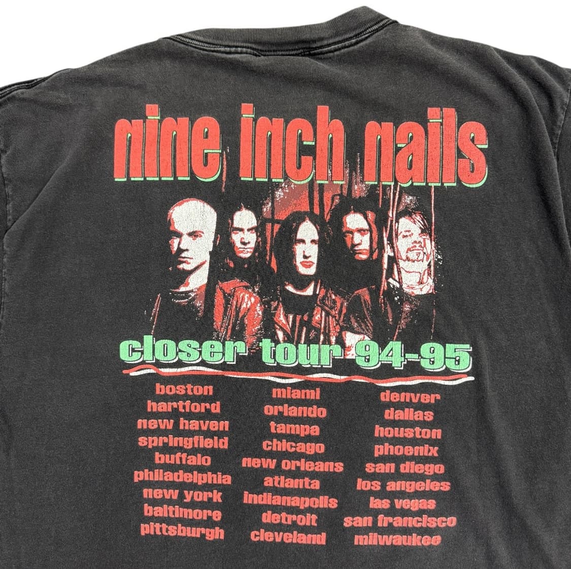 빈티지 90s NIN Closer Tour 나인인치네일스 티셔츠 상품이미지5