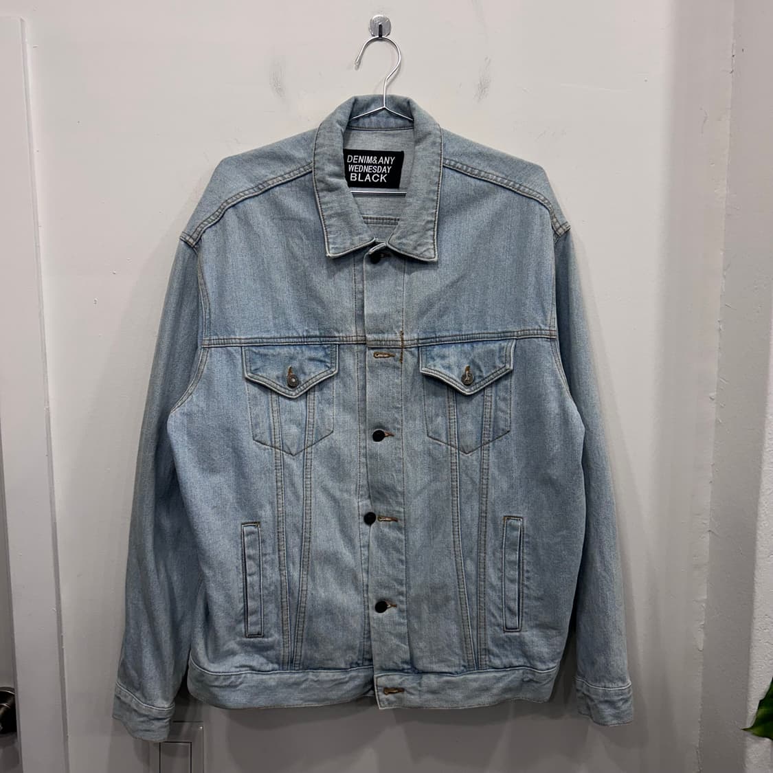 DENIM & ANY WENDSDAY BLACK 연청 데님자켓 상품이미지2