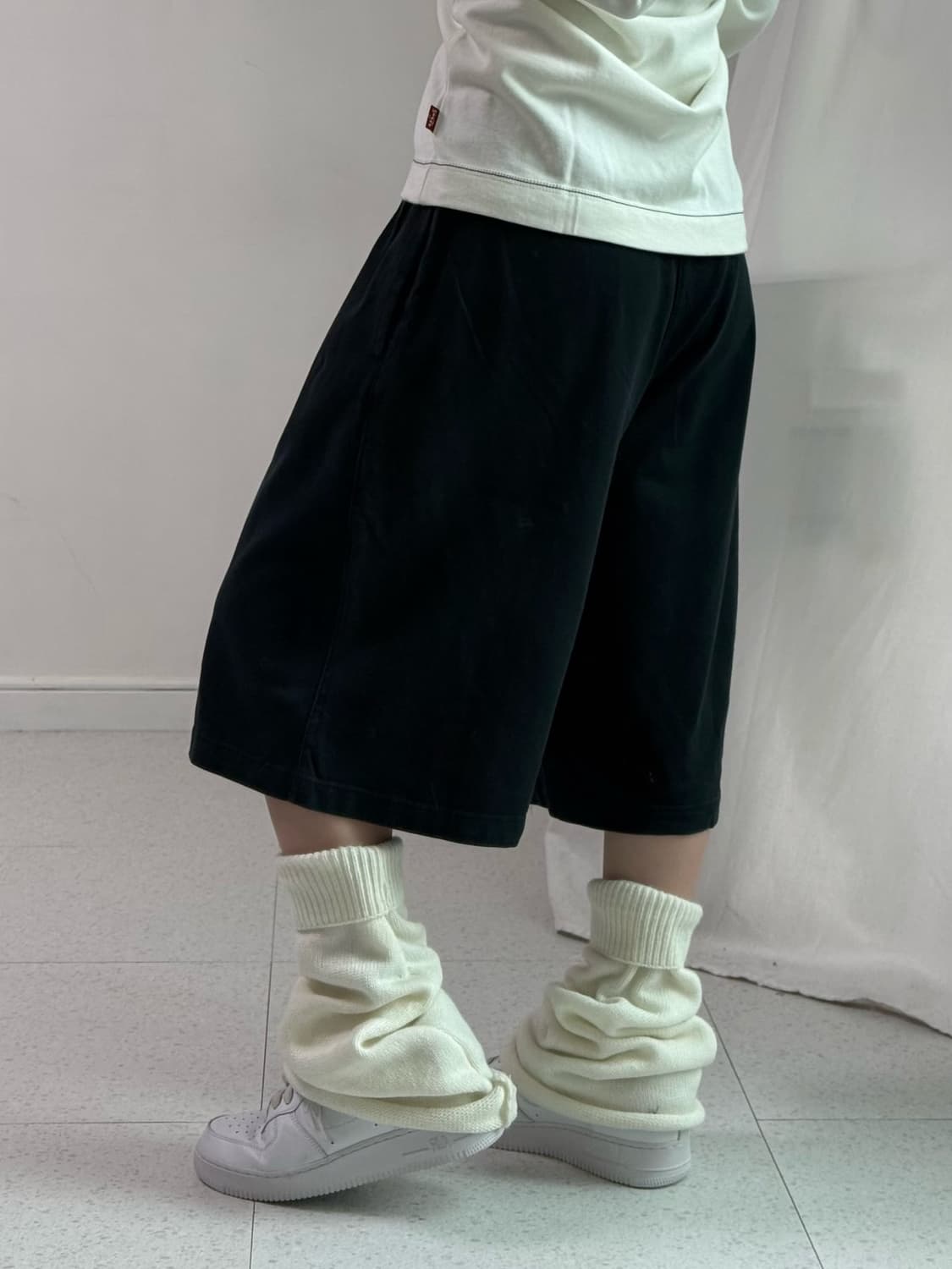 나이키 블랙 코튼 버뮤다 상품이미지3
