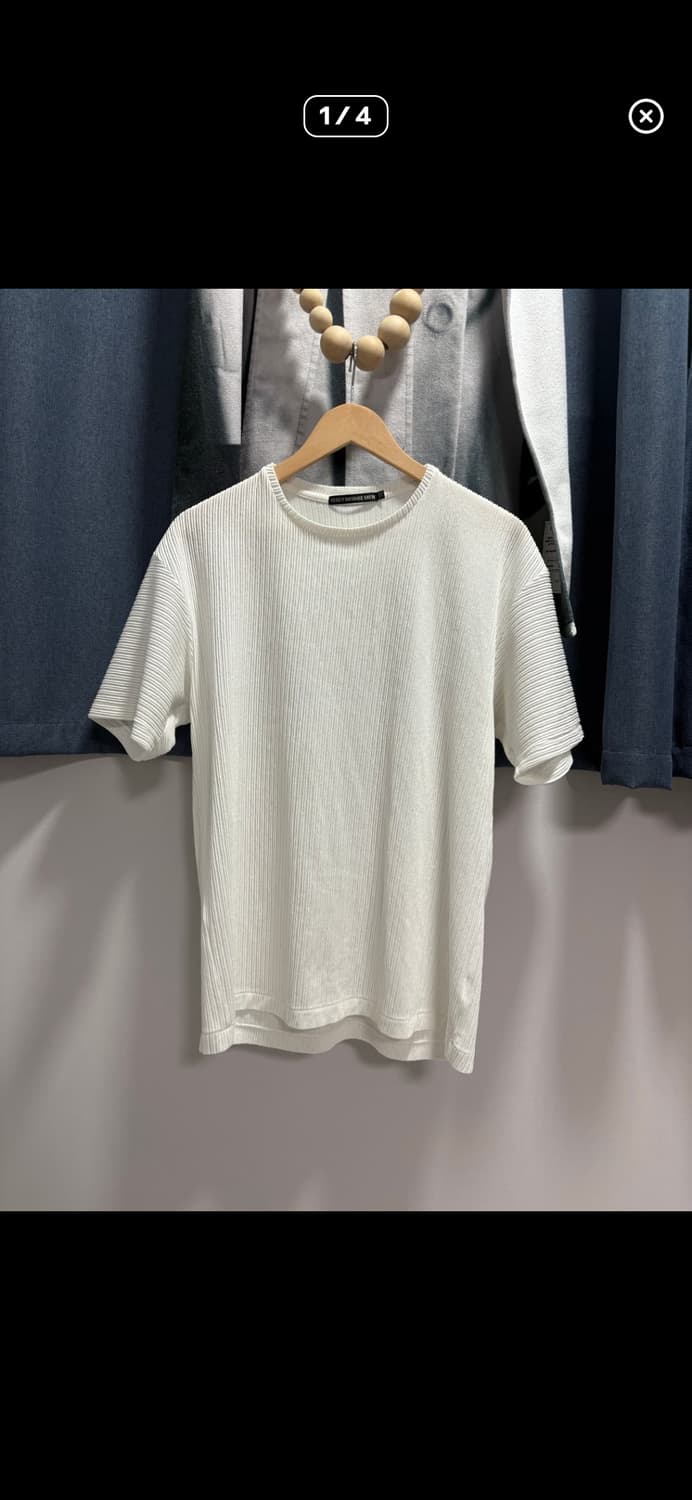 이세이미야케 반팔 니트 플리츠 티셔츠 상품이미지1