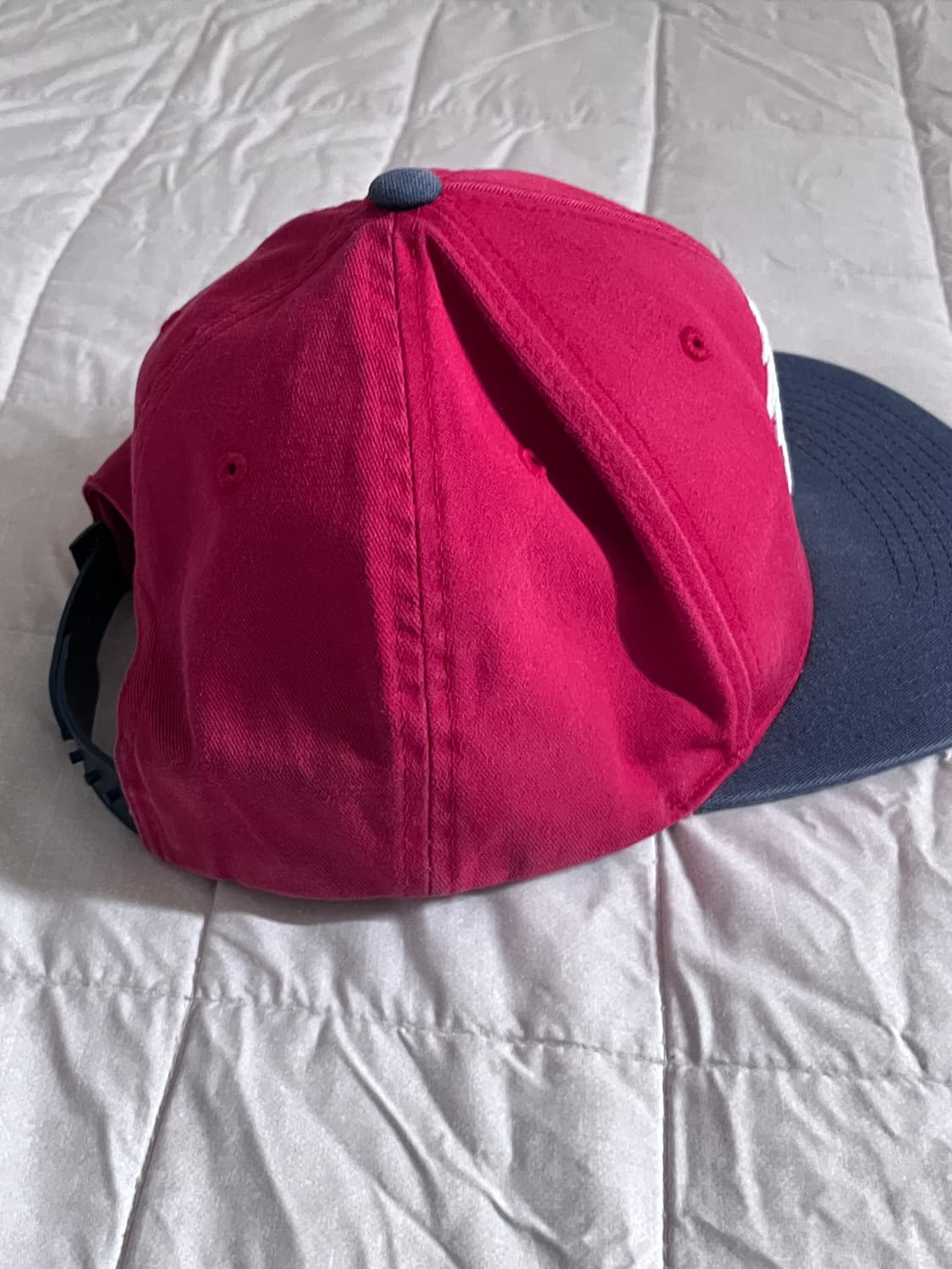 (착용감있음) 스투시 배색 모자 상품이미지4