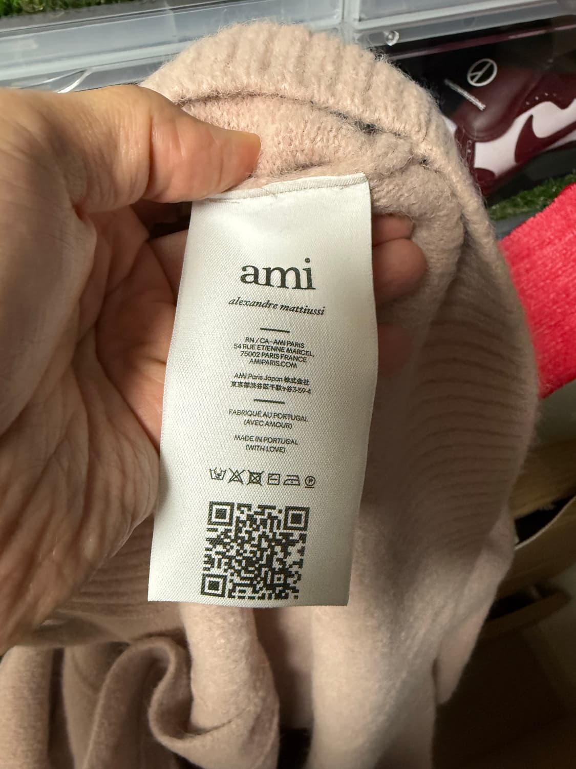 아미 알파카 가디건 판매  상품이미지4