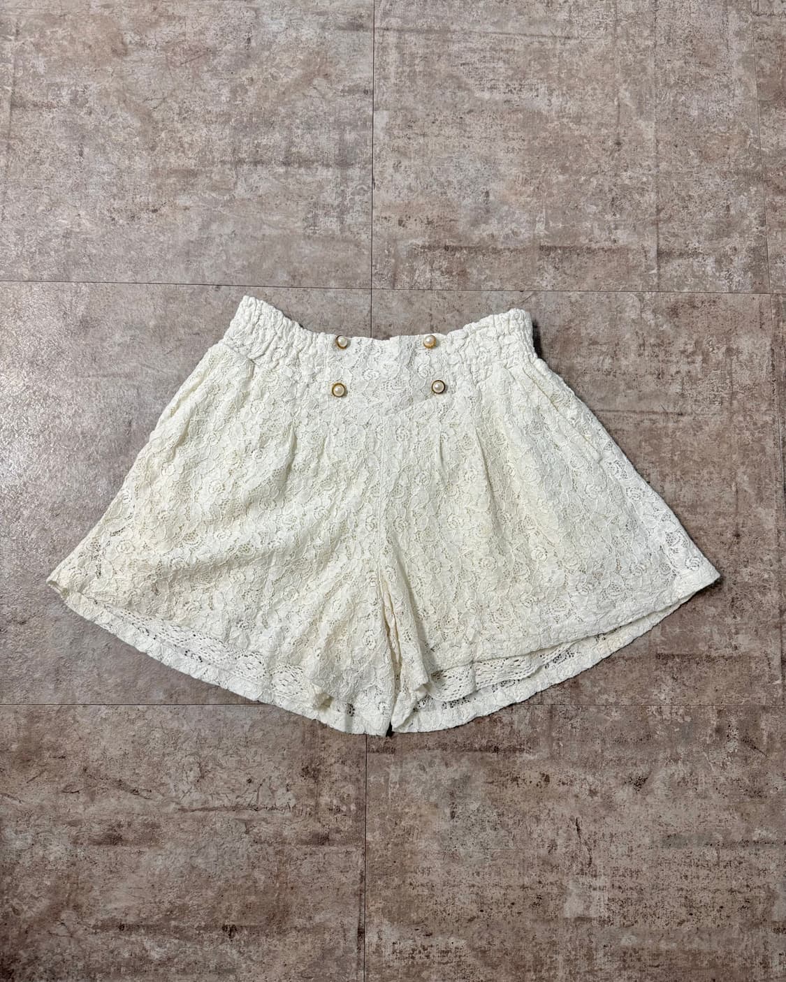 세실맥비 레이스/글리터 니트 쇼츠 2pcs SET 상품이미지5