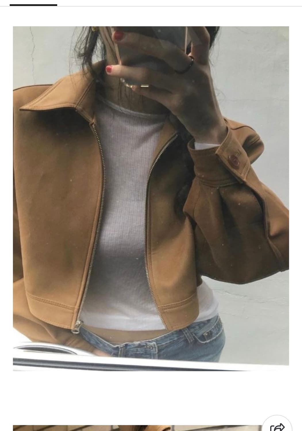 런던플랏 스웨이드 숏자켓 상품이미지1