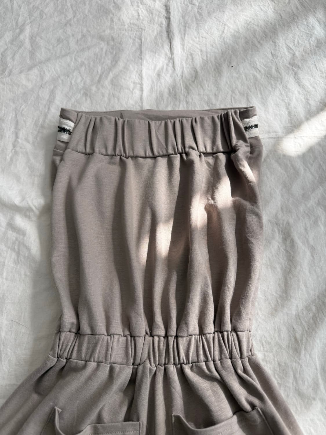 세실맥비 y2k 00’s 베이지 튜브탑 점프수트(새상품) 상품이미지6