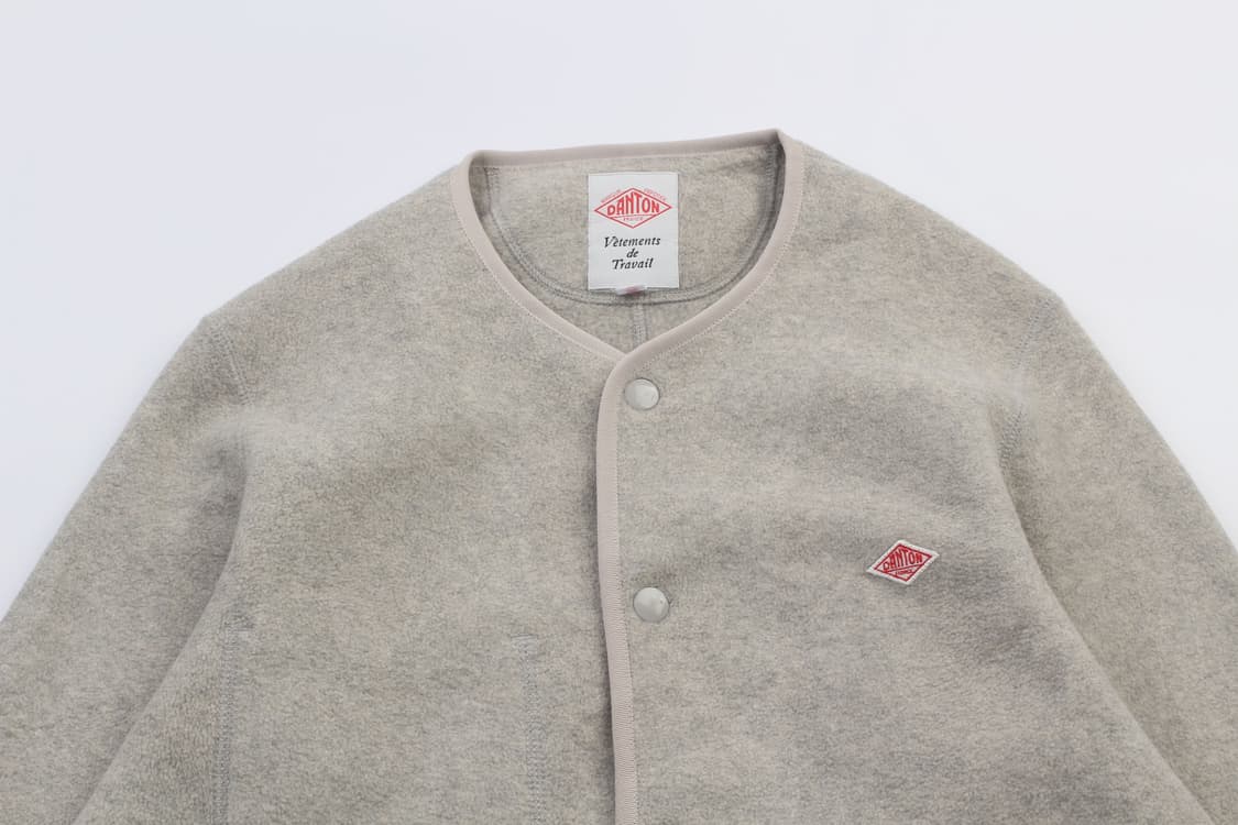 DANTON Fleece Collarless Jacket  상품이미지4