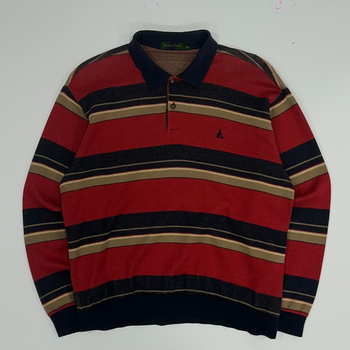 Bean pole 빈폴 레드 네이비 스프라이프 카라티 상품이미지3