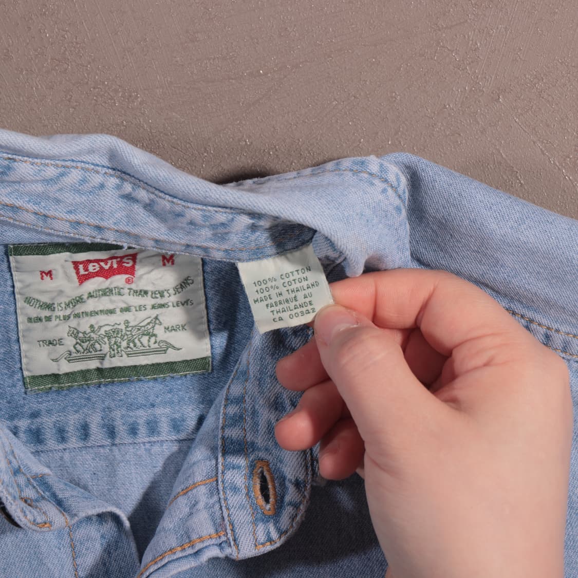 90s 리바이스 데님셔츠  상품이미지4