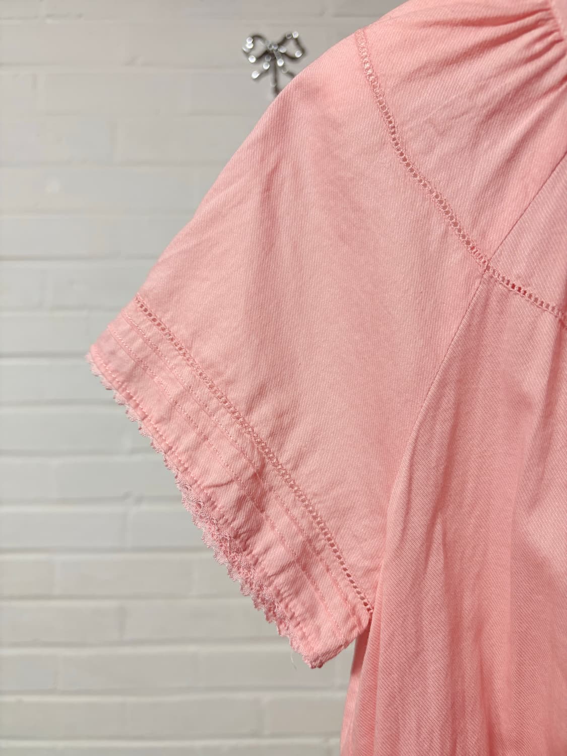 jpn vintage pink blouse 상품이미지5