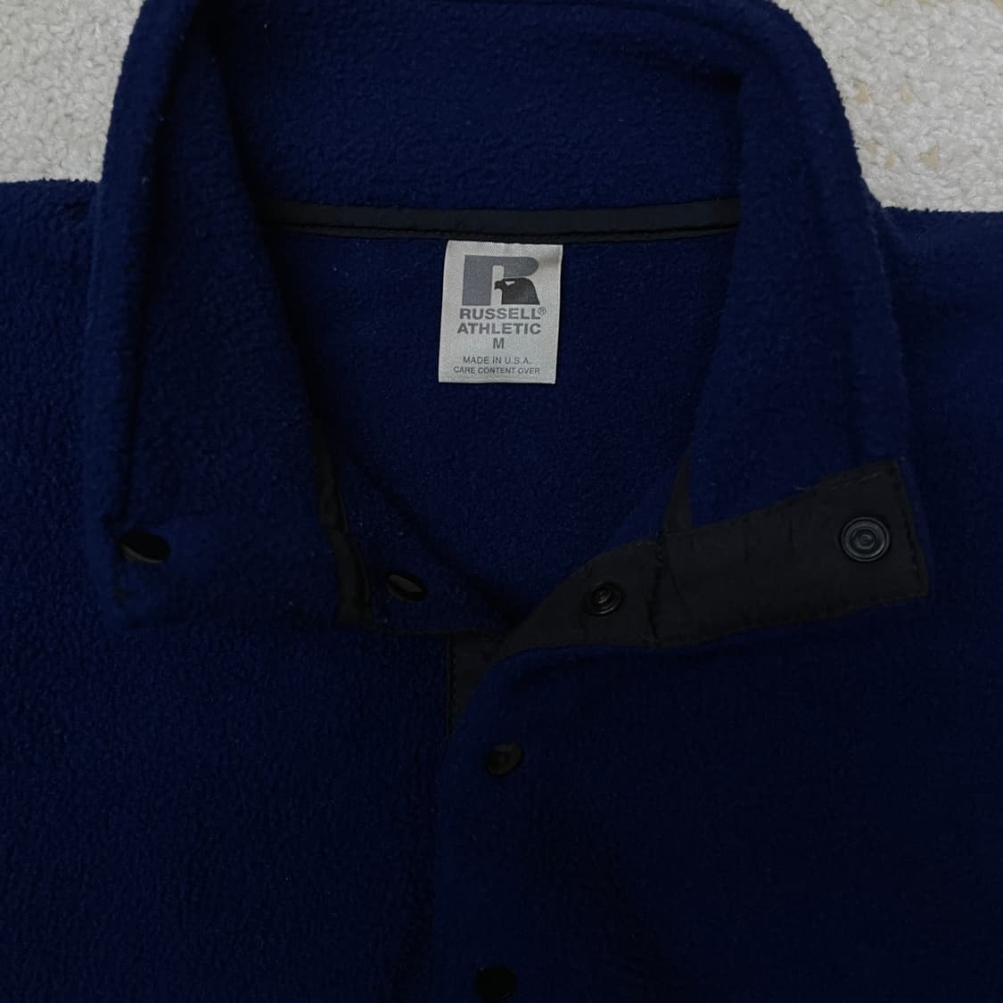 [M]90s Russell러셀 made USA 후리스 풀오버 플리스신칠라 상품이미지4