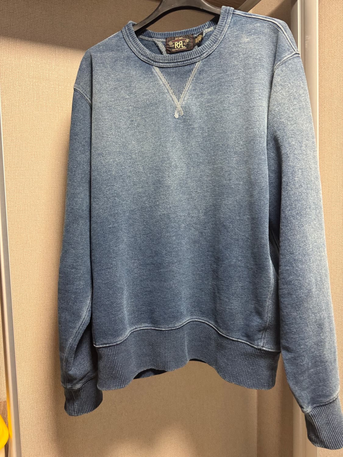 RRL 더블알엘 프렌치 테리 인디고 스웨트셔츠 L사이즈 상품이미지1