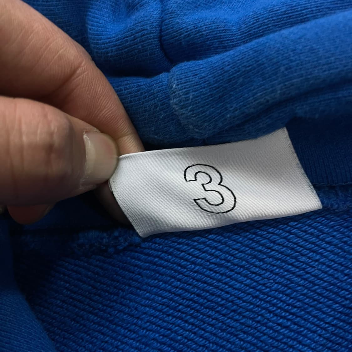 다다이즘 서비스 로고 후드티 블루 상품이미지4