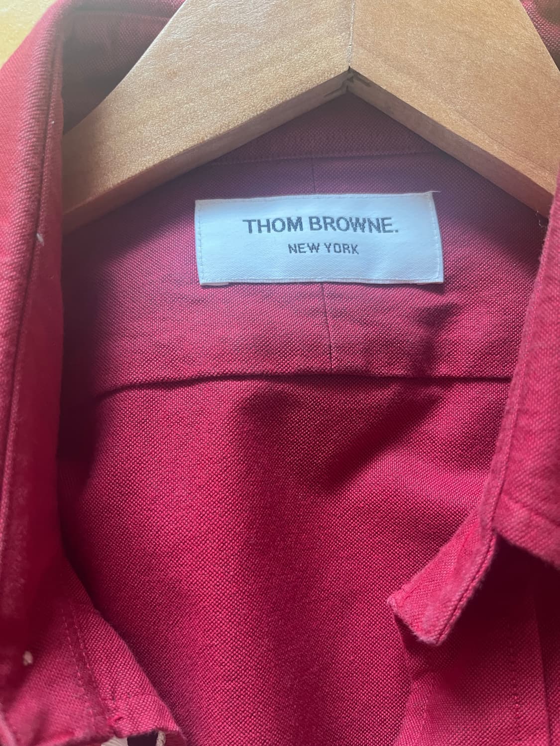 톰브라운 셔츠 와인 4사이즈 상품이미지2