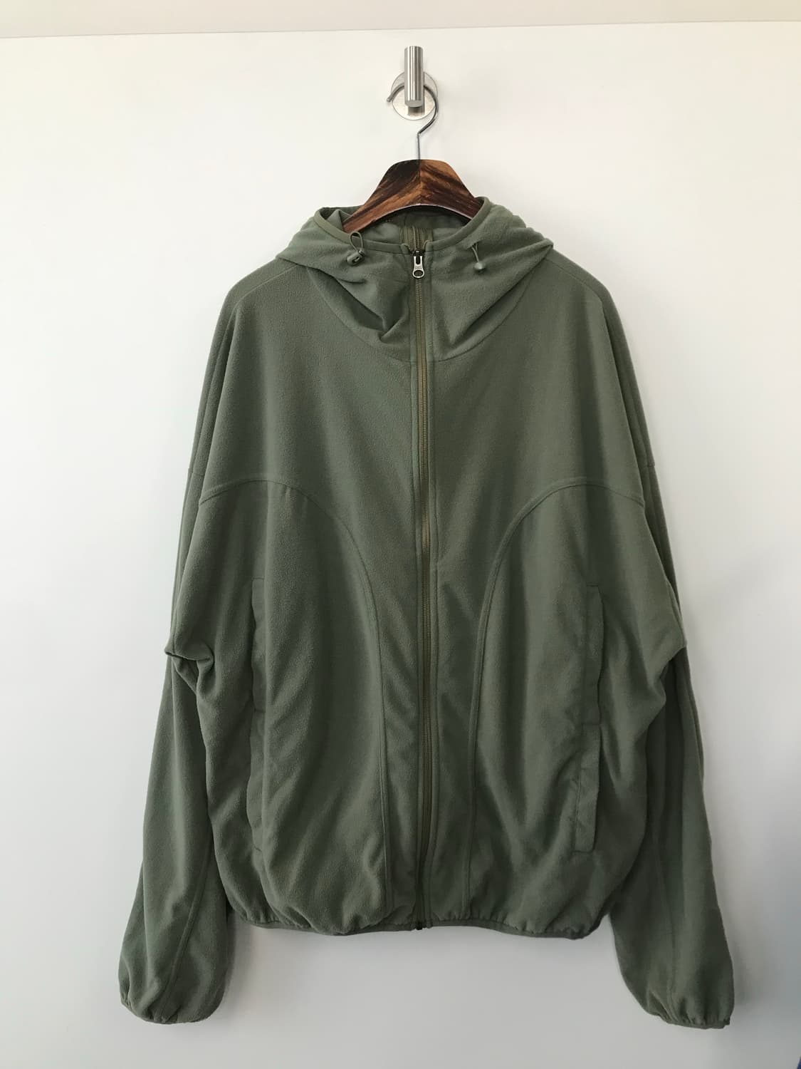 그레일즈 지오메트리 스플릿 플리스 후드집업 상품이미지2