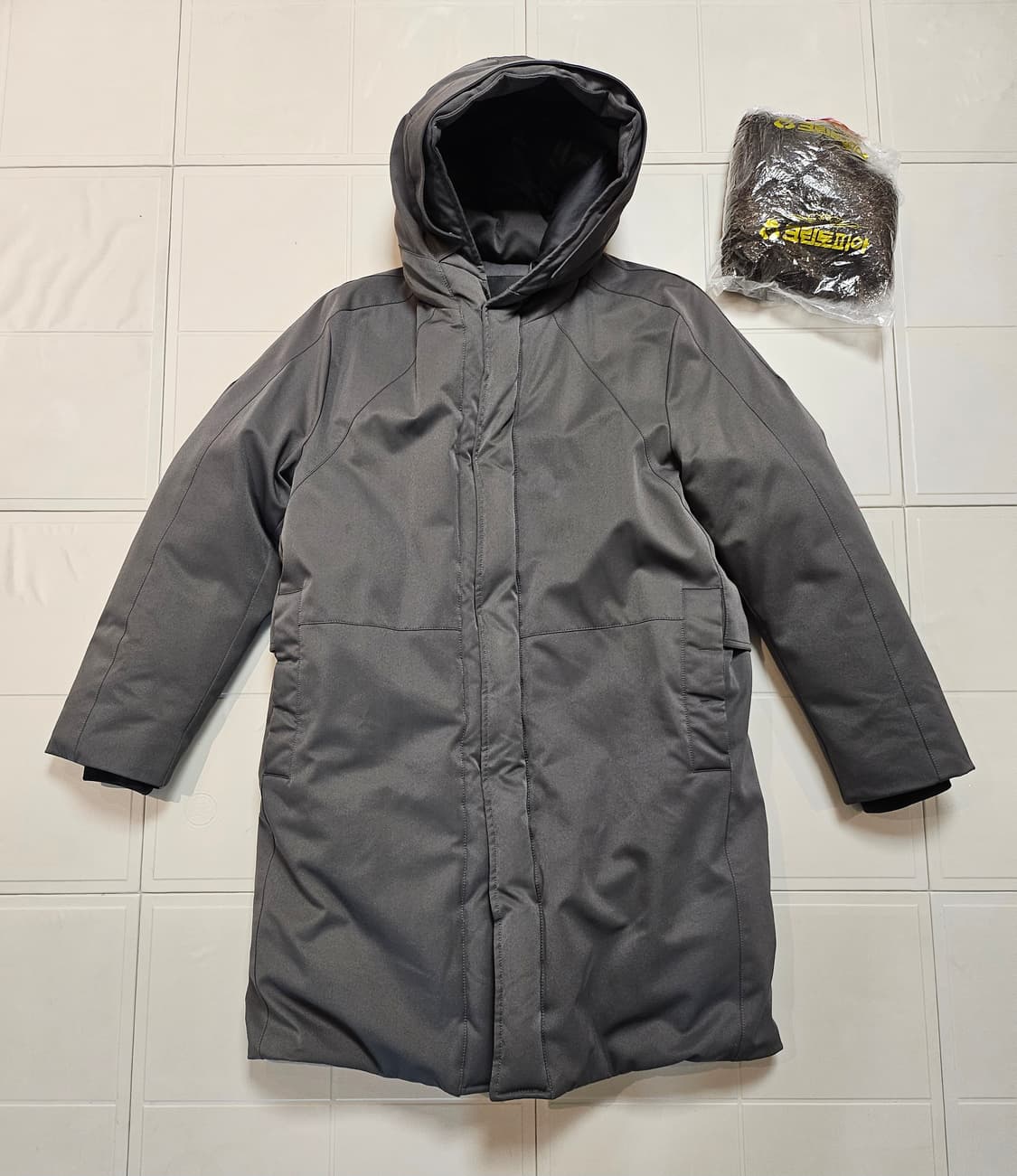 타임옴므 구스 여우털 롱패딩 105 상품이미지1