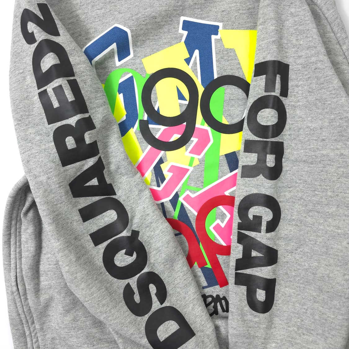 갭x디스퀘어드2 코튼 맨투맨 그레이 (M) 상품이미지4