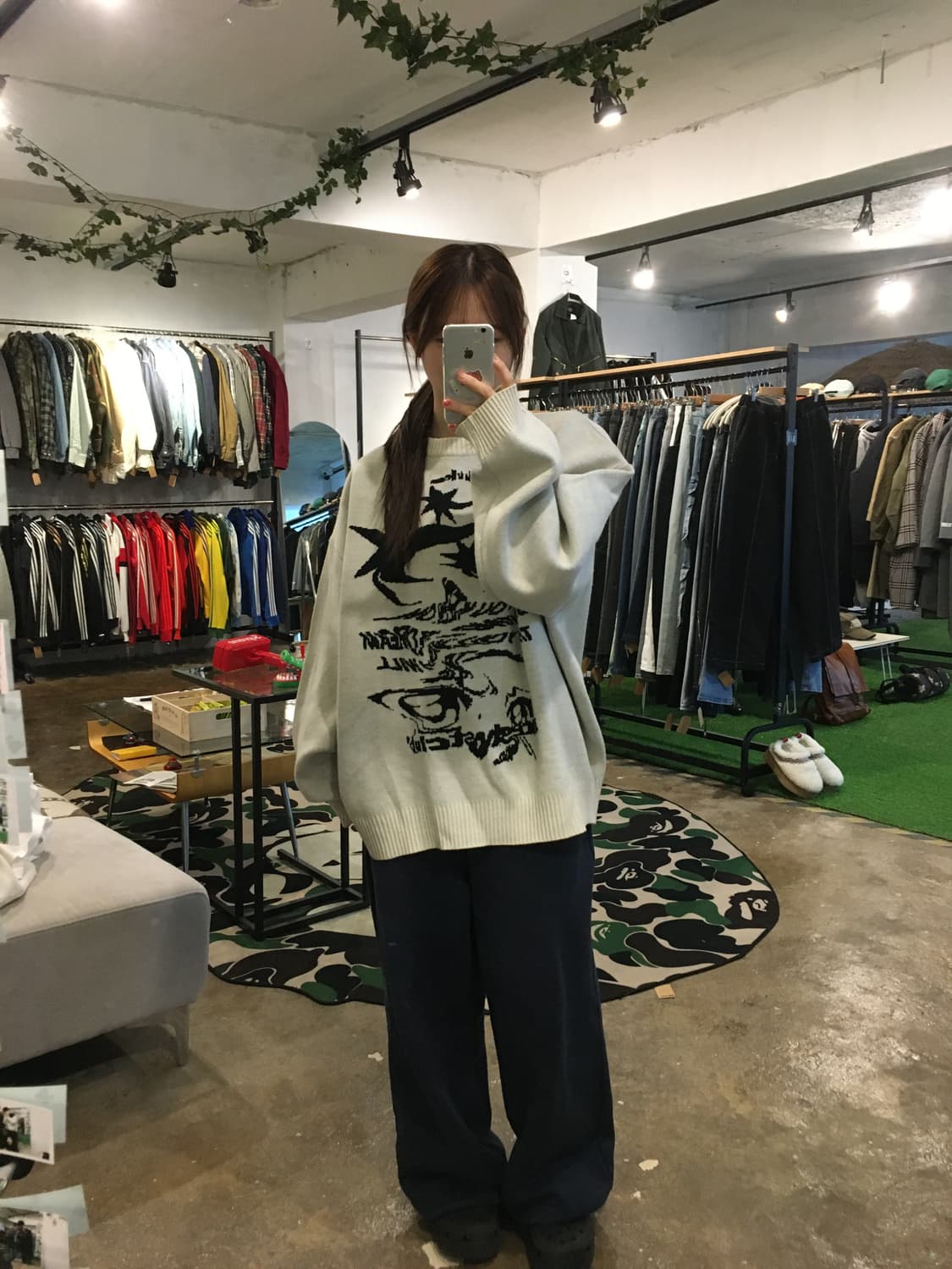 나이스고스트클럽 니트 상품이미지5