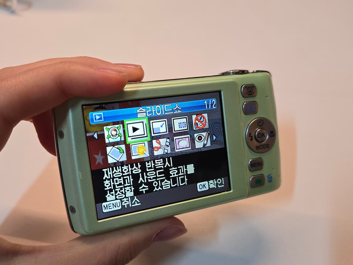 펜탁스 옵티오 p80 optio 멜론 그린 빈티지디카 상품이미지2