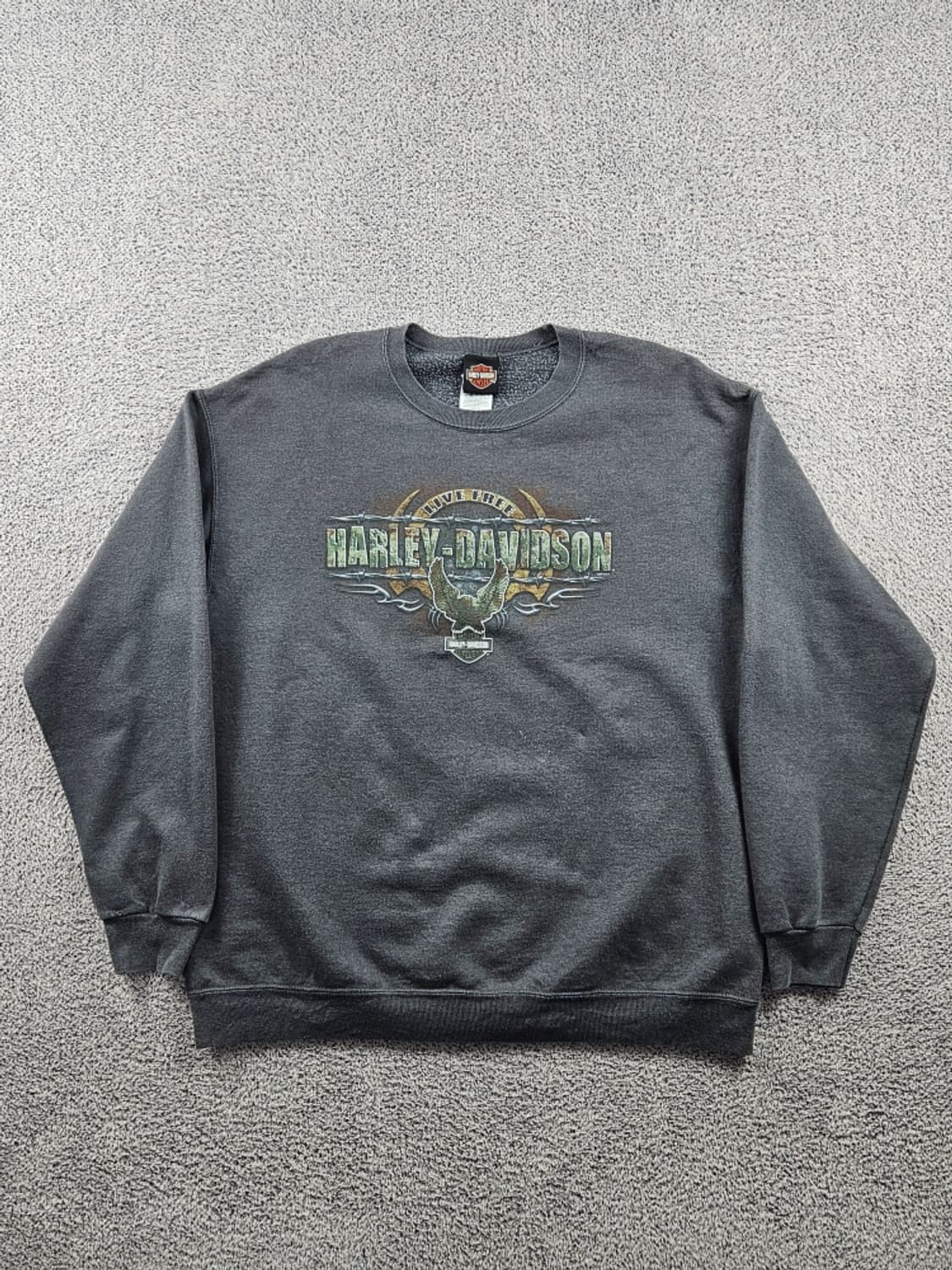 할리데이비슨 레드락 캐나다 샬롯타운 맨투맨 스웻 셔츠 (L)/ 10940 상품이미지3