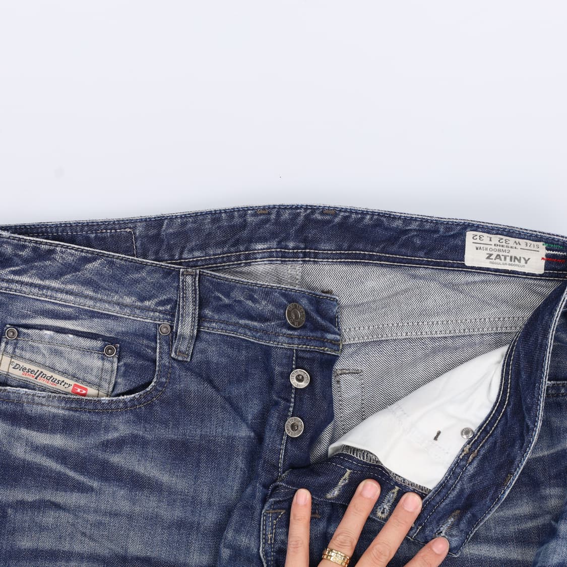 32 디젤 워싱 데님팬츠 0327H1 상품이미지4