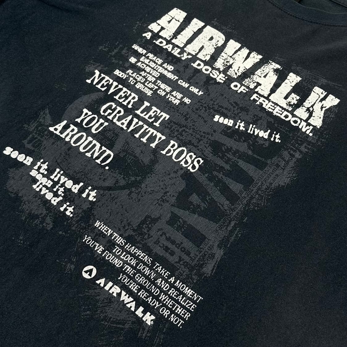 AIRWALK lettering navy t-shirt 상품이미지3