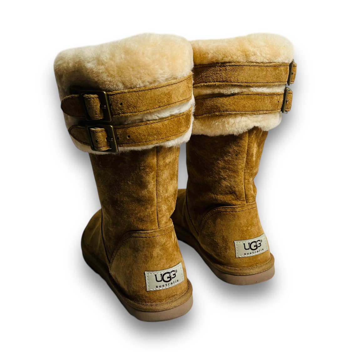 UGG Suede Chestnut Sheepskin Boots 상품이미지7