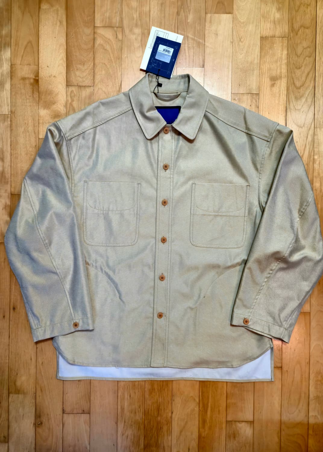 도큐먼트 셔츠 자켓 M 새제품 상품이미지1