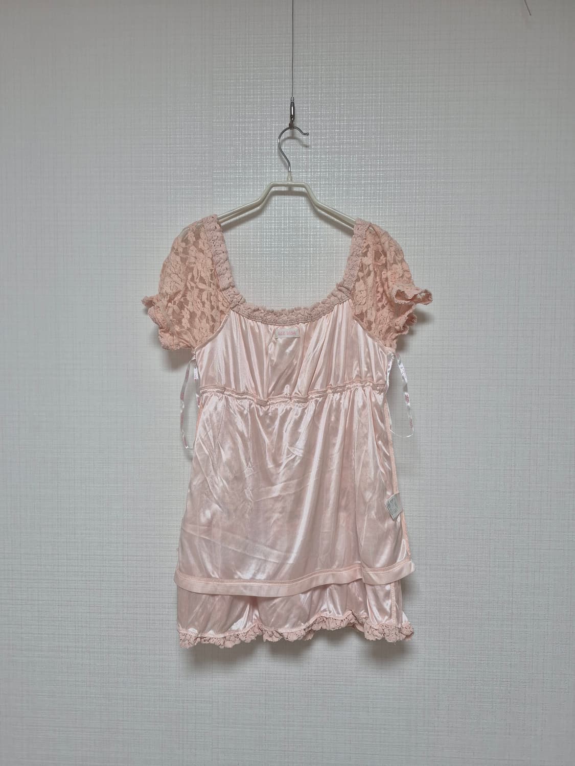 리즈리사 히메갸루 초고전템 핑크레이스 리본튜닉 상품이미지4