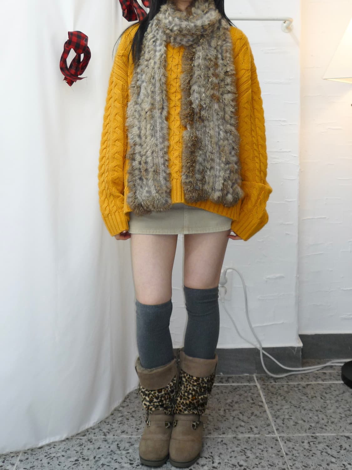 Pom Pom mustard knit 상품이미지5
