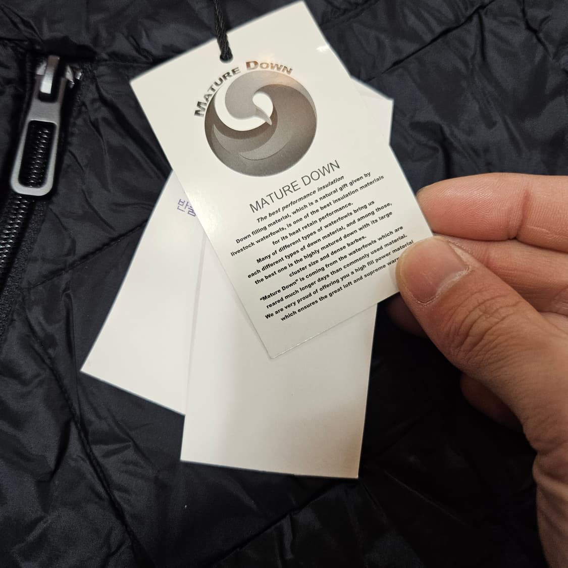 (새상품)리그(rrig) 유러피안 라이트 다운 경량 패딩 베스트 110 상품이미지8