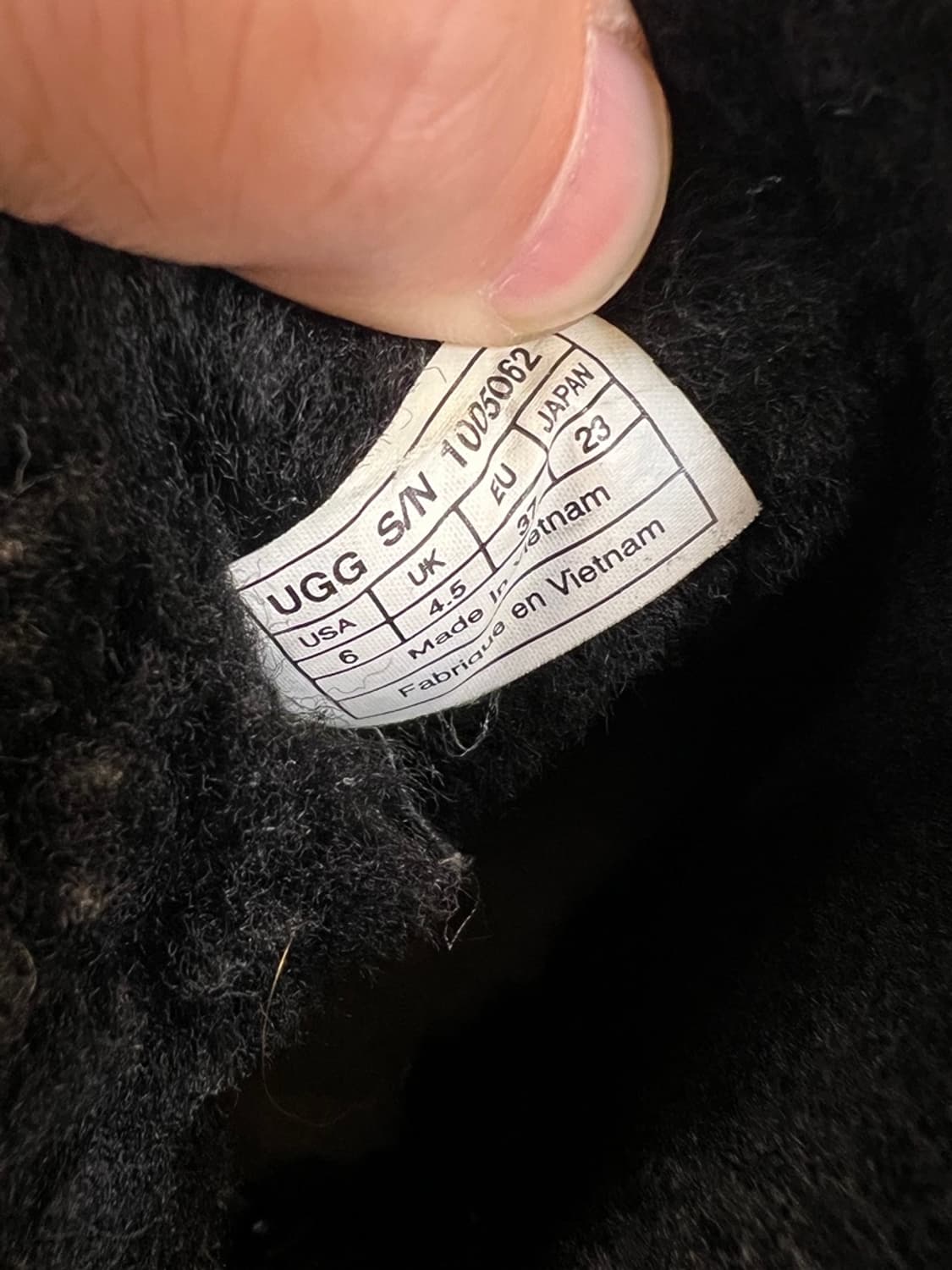 UGG 리본 부츠 230mm 상품이미지10