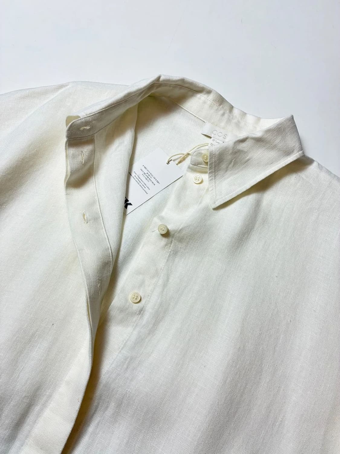 코스 릴랙스 린넨 셔츠 원피스 PN9424 상품이미지3