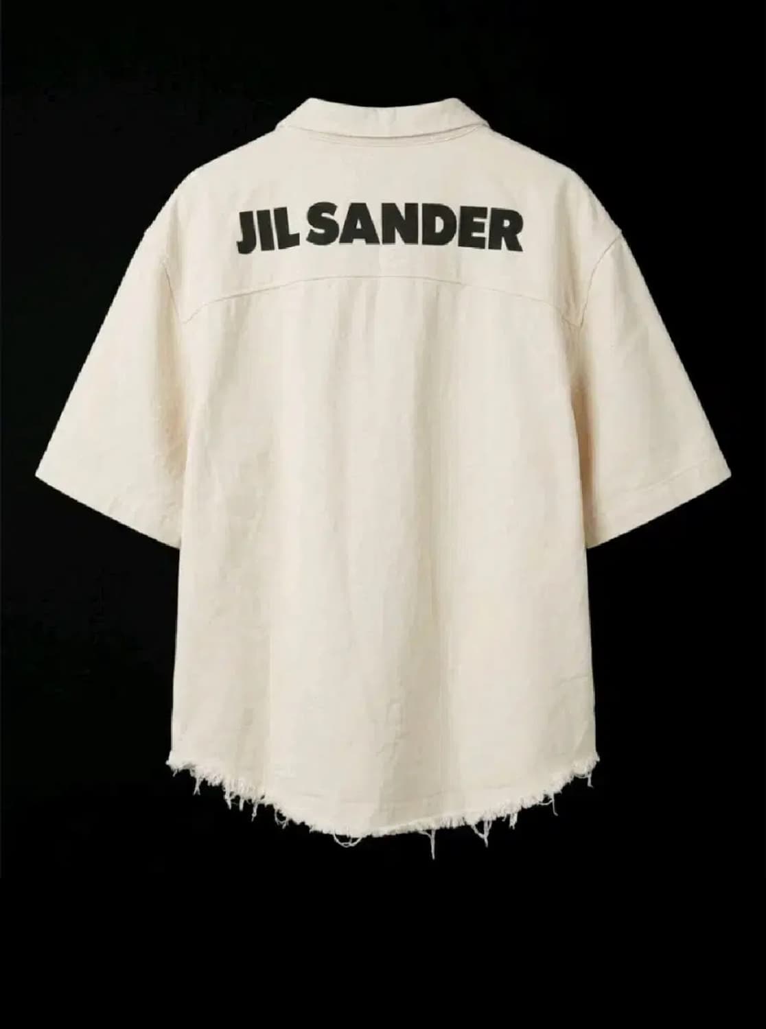 JIlSANDER 질샌더 백로고 반팔 셔츠 상품이미지1