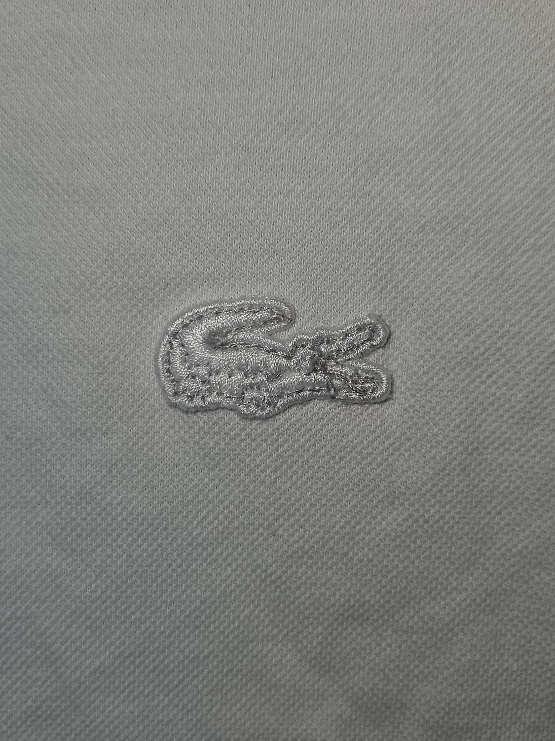 라코스테 화이트 카라티 반팔 폴로 코튼 M 상품이미지2